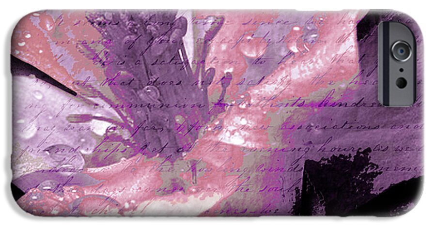  iPhone 6 Case featuring the mixed media Beauty IX by Yanni Theodorou