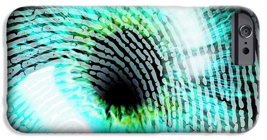 Eye iPhone 6 Case featuring the photograph Biometric Identification by Pasieka