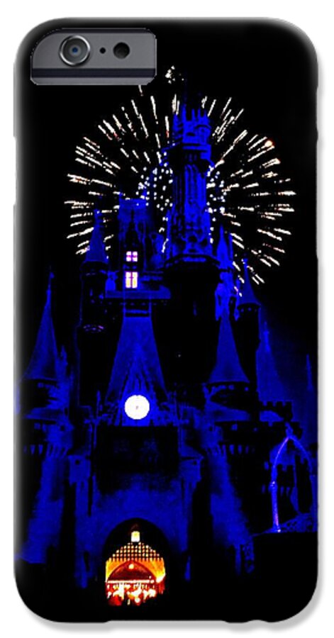 Disney iPhone 6 Case featuring the photograph Cinderella Castle Fireworks by Benjamin Yeager