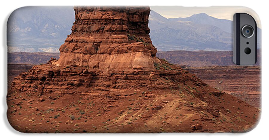 Aidan Moran iPhone 6 Case featuring the photograph Desert Butte - Utah by Aidan Moran