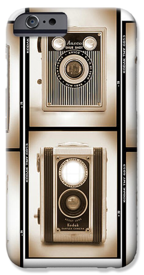Vintage Cameras iPhone 6 Case featuring the photograph Film Camera Proofs 4 by Mike McGlothlen