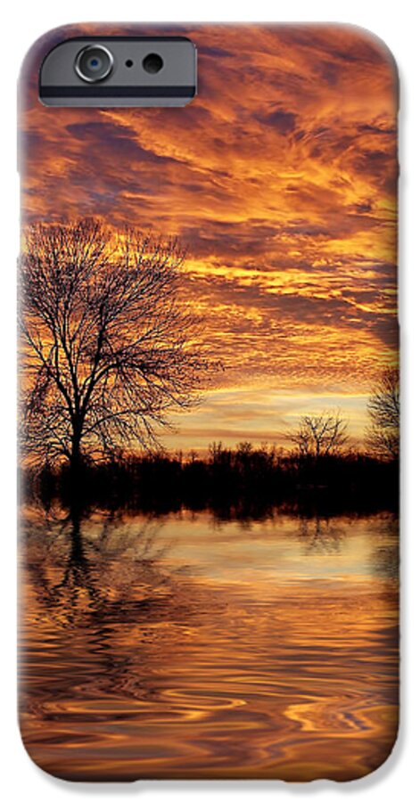 Bill Pevlor iPhone 6 Case featuring the photograph Fire Painters In the Sky by Bill Pevlor
