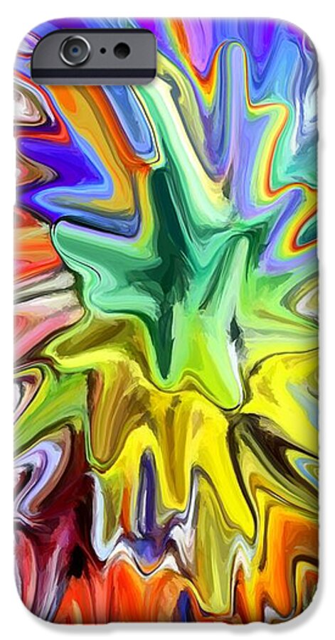 Fireworks iPhone 6 Case featuring the digital art Fireworks by Chris Butler