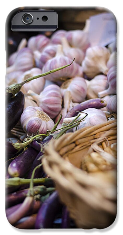 Garlic iPhone 6 Case featuring the photograph Garlic At the Market by Heather Applegate