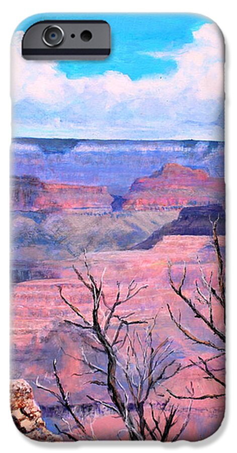 Grand iPhone 6 Case featuring the painting Grand View by M Diane Bonaparte