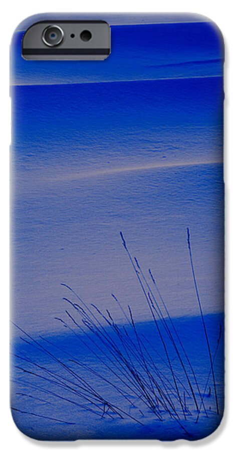 Chilly iPhone 6 Case featuring the photograph Grasses And Twilight Snow Drifts by Irwin Barrett