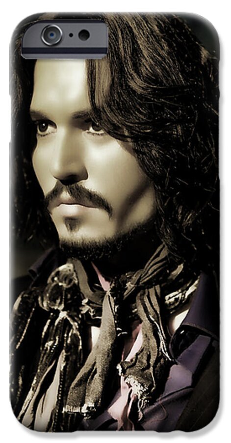 Edward Scissorhands iPhone 6 Case featuring the photograph Johnny Depp by Lee Dos Santos