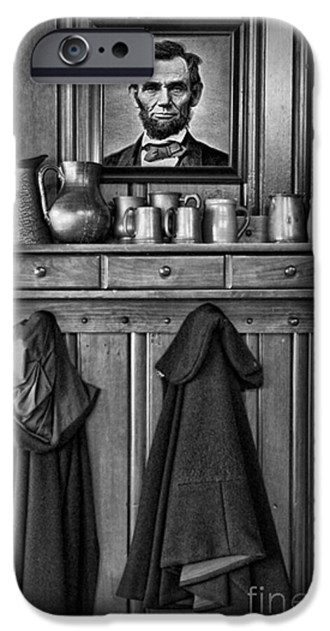 Mary Todd Lincoln iPhone 6 Case featuring the photograph Mary Todd Lincoln's Coat Rack by Lee Dos Santos