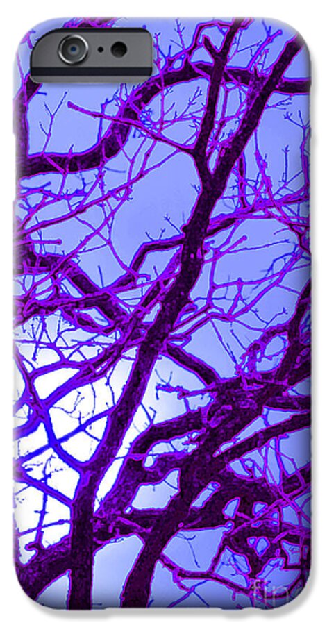 First Star Art iPhone 6 Case featuring the photograph Moon Tree purple by First Star Art