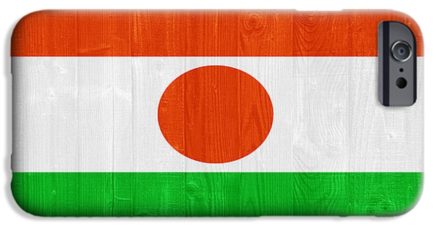 Niger iPhone 6 Case featuring the photograph Niger flag by Luis Alvarenga