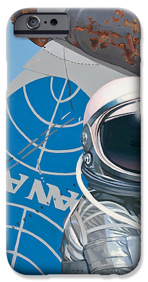 Art iPhone 6 Case featuring the painting Pan Am by Scott Listfield