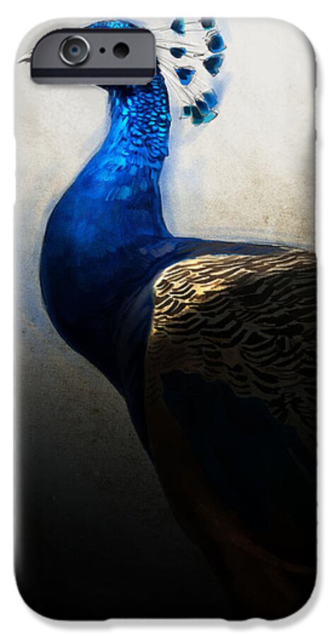 Peacock iPhone 6 Case featuring the digital art Peacock Portrait by Aaron Blaise