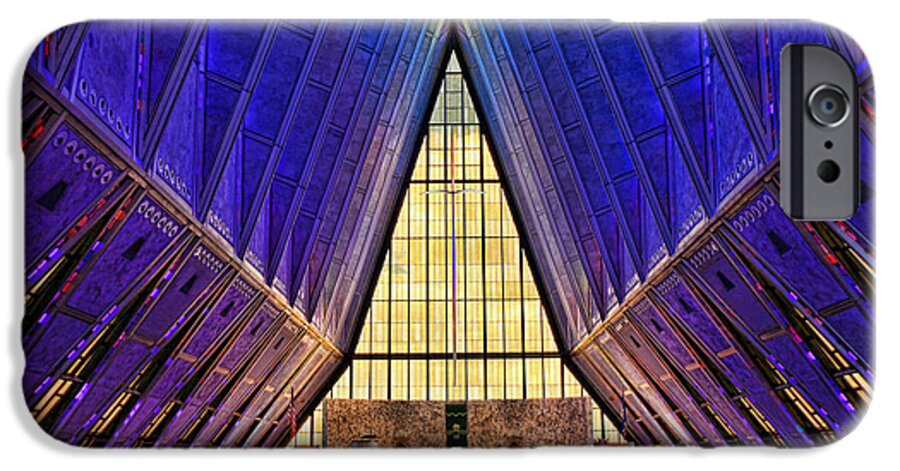 Air Force Academy Chapel iPhone 6 Case featuring the photograph Air Force Academy Protestant Chapel by Allen Beatty