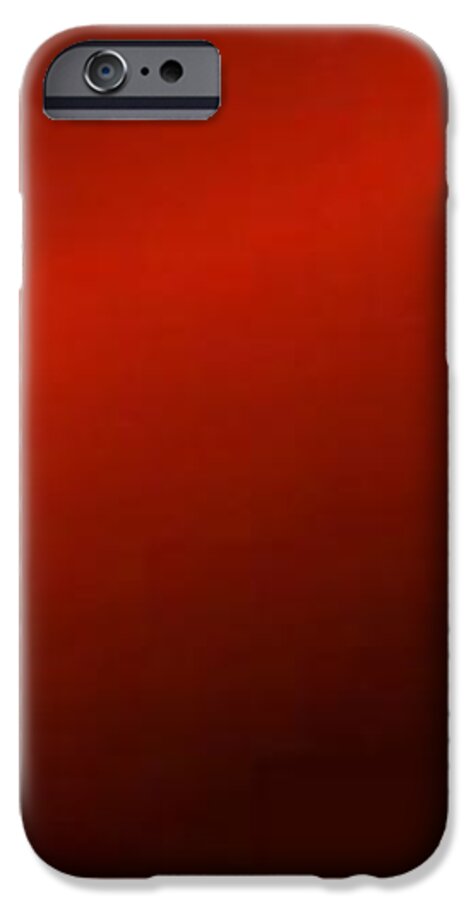 Red iPhone 6 Case featuring the mixed media Red Lightning by Archangelus Gallery