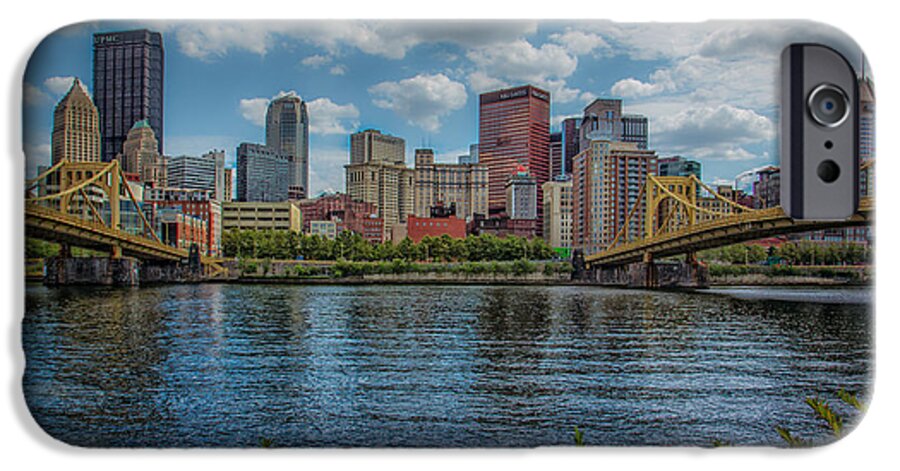 Pnc iPhone 6 Case featuring the photograph River View Pittsburgh by Erwin Spinner