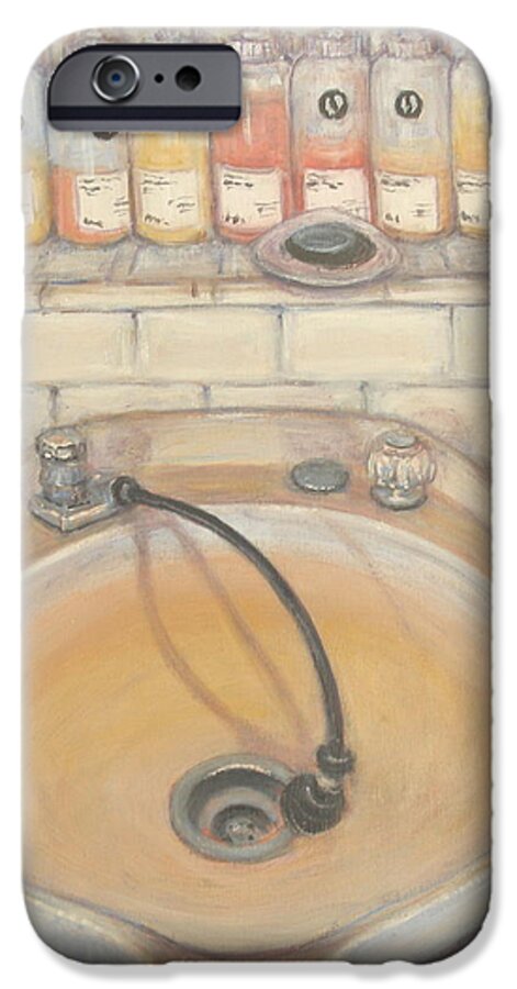Realism iPhone 6 Case featuring the painting Salon #3 by Donelli DiMaria