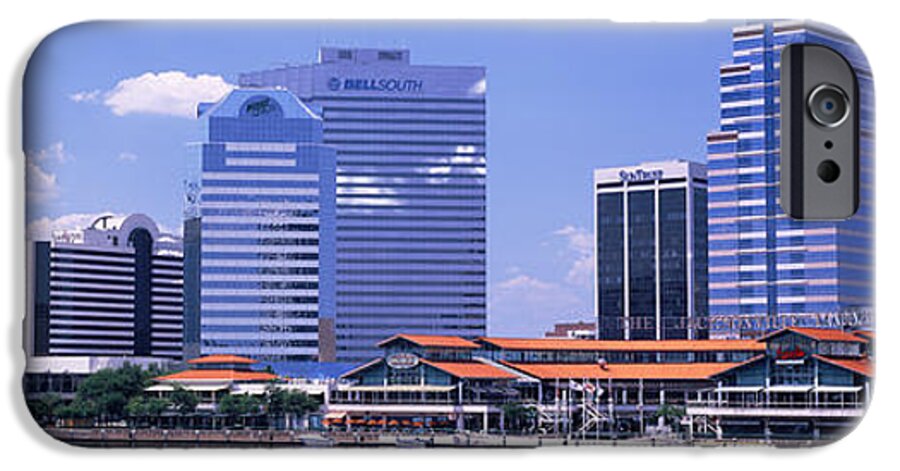 Photography iPhone 6 Case featuring the photograph Skyline Jacksonville Fl Usa by Panoramic Images
