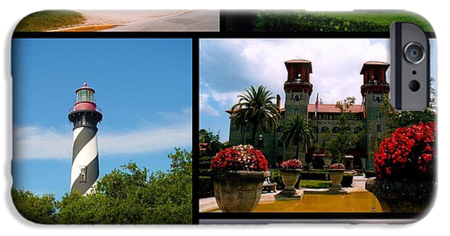 St. Augustine iPhone 6 Case featuring the photograph St Augustine in Florida - 2 Collage by Susanne Van Hulst