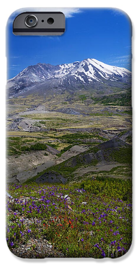 Mt. St. Helens iPhone 6 Case featuring the photograph St. Helens Crater by Michael Dawson