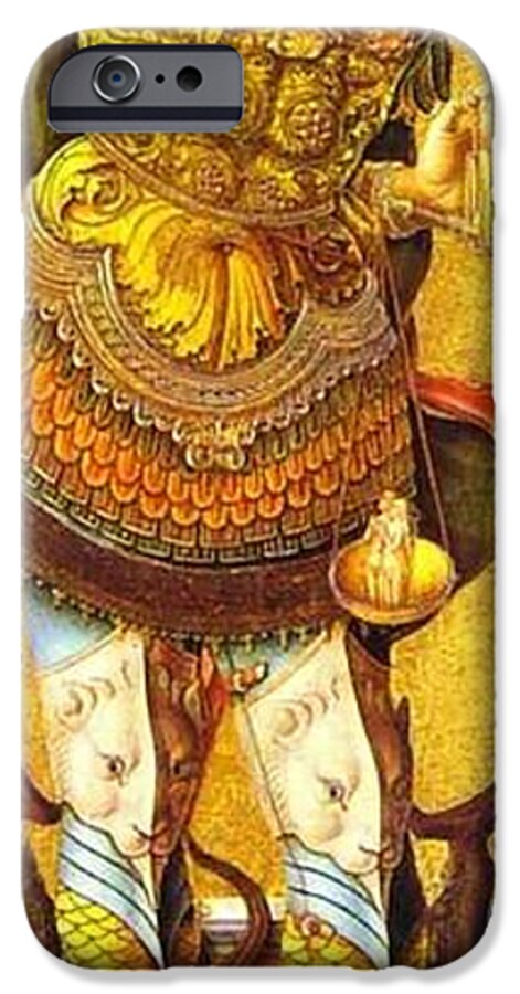  iPhone 6 Case featuring the painting St. Michael by Archangelus Gallery