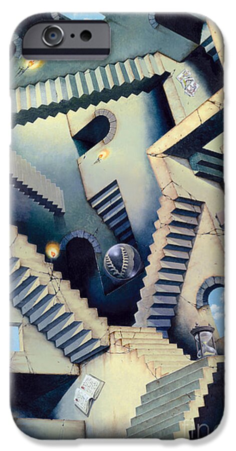 Staircase iPhone 6 Case featuring the digital art Staircase by MGL Meiklejohn Graphics Licensing