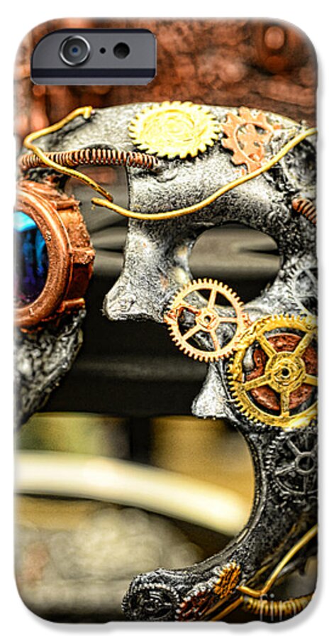 Paul Ward iPhone 6 Case featuring the photograph Steampunk - The mask by Paul Ward