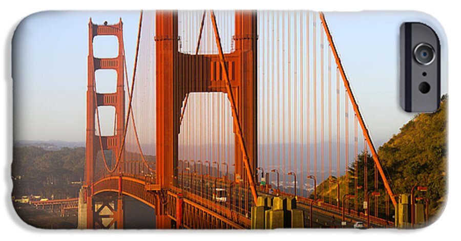 Golden Gate Bridge iPhone 6 Case featuring the photograph Sunday Morning Traffic by Bryant Coffey