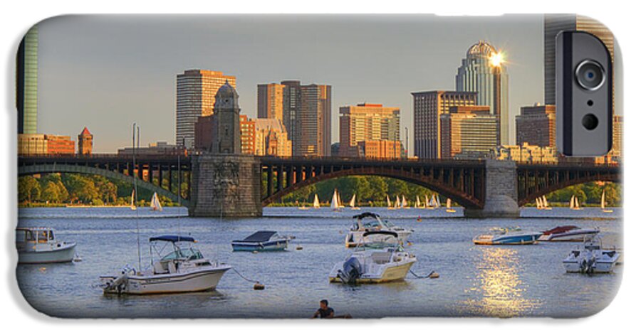 Boston iPhone 6 Case featuring the photograph Sunset on the Charles by Joann Vitali
