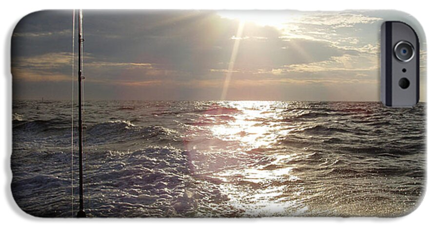 Sunset Over Nj After Fishing iPhone 6 Case featuring the photograph Sunset Over NJ After Fishing by John Telfer