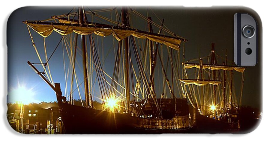 Nina iPhone 6 Case featuring the photograph Tall Ships by Debra Forand