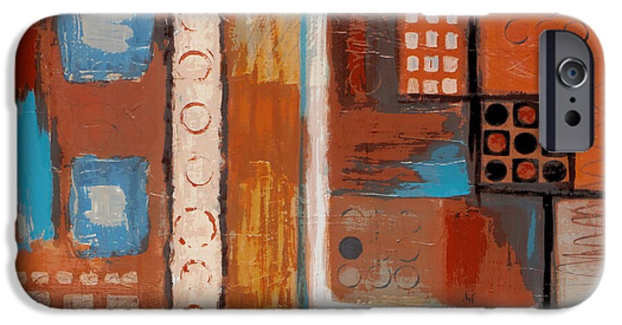 Collage iPhone 6 Case featuring the painting The Arrangement by Karyn Robinson