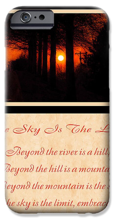 Trees iPhone 6 Case featuring the photograph The Sky Is The Limit V 2 by Andee Design