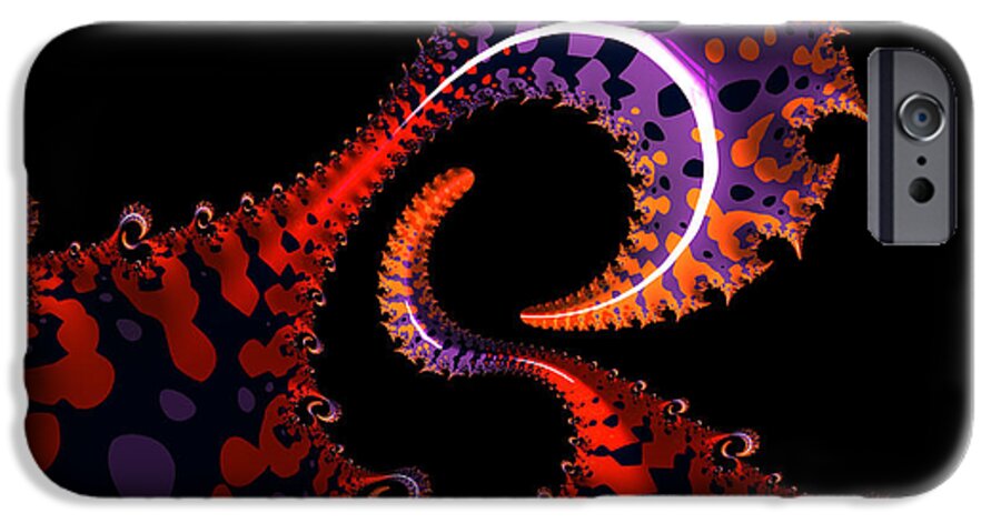 There Be Dragons iPhone 6 Case featuring the digital art There Be Dragons by Susan Maxwell Schmidt