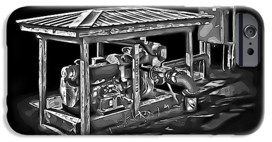 Machinery iPhone 6 Case featuring the photograph Thompson Pump 2 by Walt Foegelle