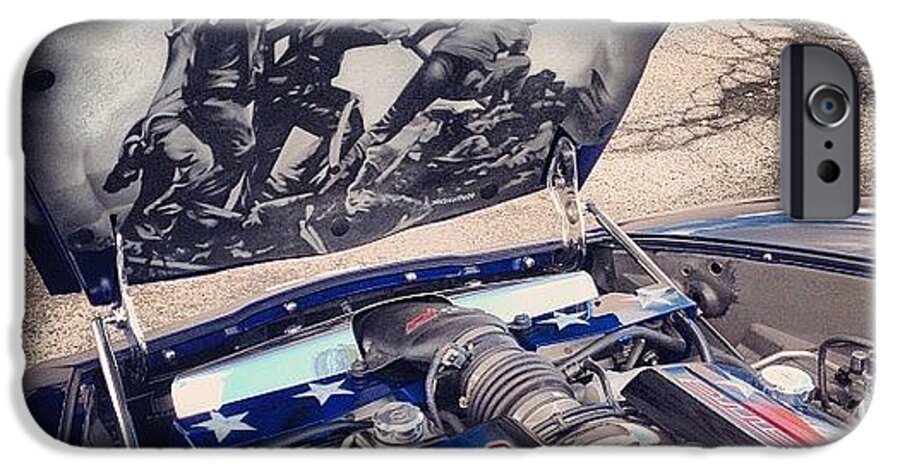Hemi iPhone 6 Case featuring the photograph Tribute #corvette To All Veterans #usa by Mike Maher