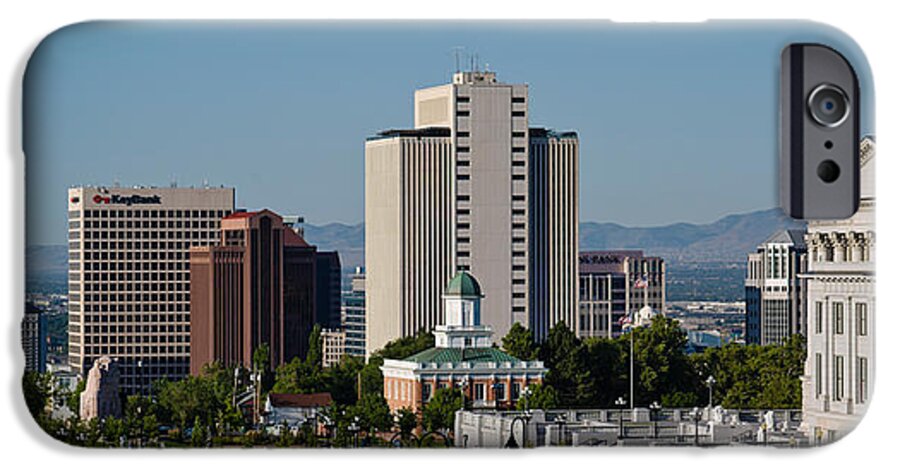 Photography iPhone 6 Case featuring the photograph Utah State Capitol Building, Salt Lake by Panoramic Images
