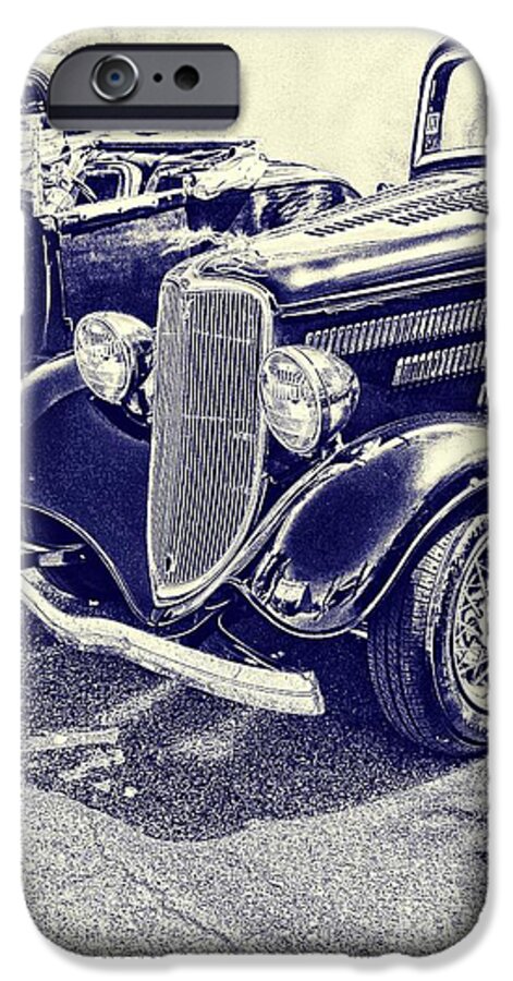 Ford iPhone 6 Case featuring the photograph Vintage Ford Art Blueprint Nbr 161 by Lesa Fine