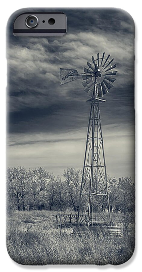 Guy Whiteley Photography iPhone 6 Case featuring the photograph Wichita Water Pump 7D09434 by Guy Whiteley