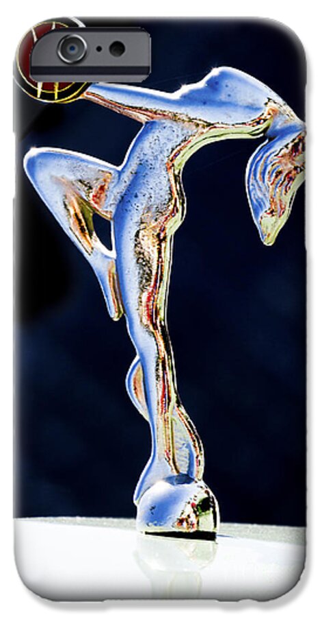 Willys Hood Ornament iPhone 6 Case featuring the photograph Willys Hood Ornament by Mitch Shindelbower