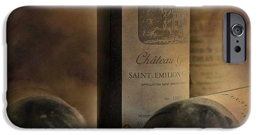 Love iPhone 6 Case featuring the photograph #wine #french #redwine #stemilion by Georgia Clare