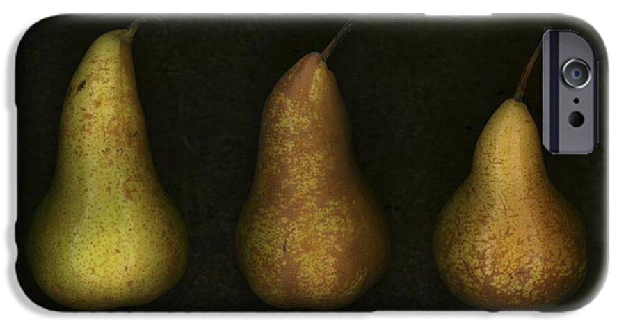 Arranged iPhone 6 Case featuring the photograph Three Golden Pears #1 by Deddeda
