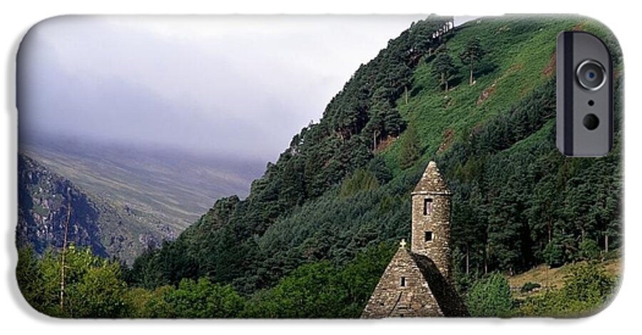 Architectural Exterior iPhone 6 Case featuring the photograph Chapel Of Saint Kevin At Glendalough #3 by The Irish Image Collection 