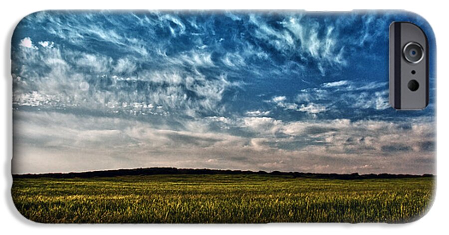 Agriculture iPhone 6 Case featuring the photograph Cloudscape by Stelios Kleanthous