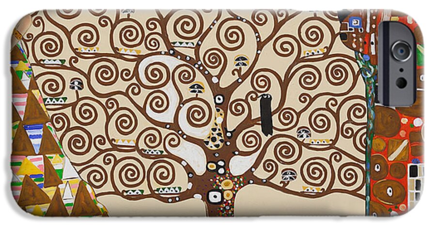 The Tree Of Life iPhone 6 Case featuring the painting The Tree of Life #3 by MotionAge Designs