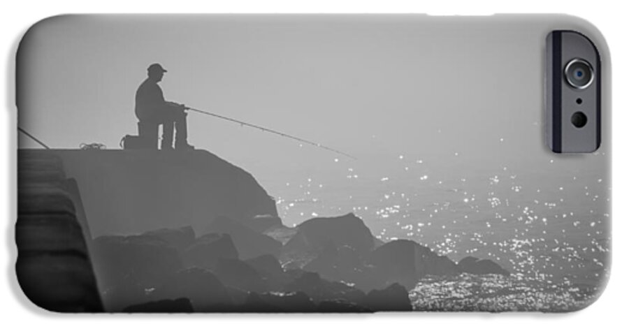 Algoma iPhone 6 Case featuring the photograph Angling in a Fog by Bill Pevlor