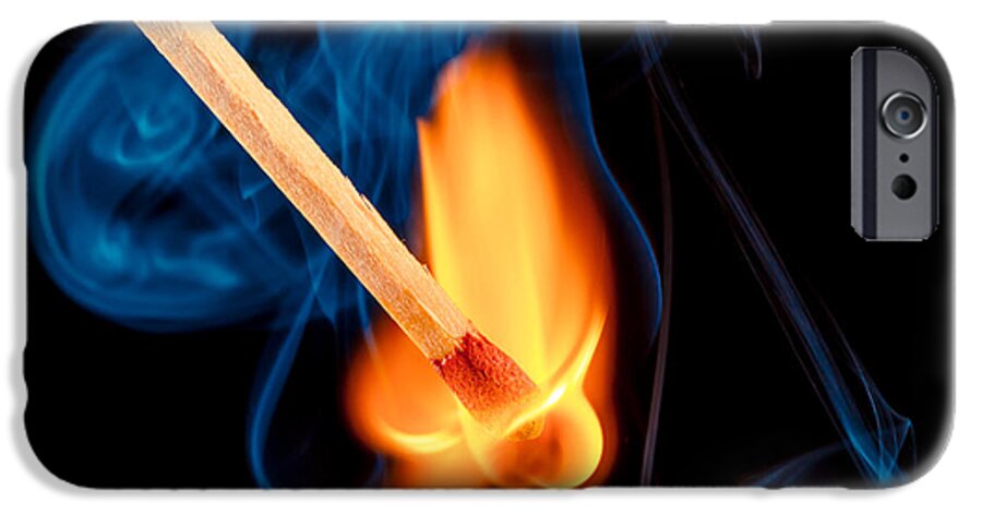 Flame iPhone 6 Case featuring the photograph Beyond The Flame by TC Morgan