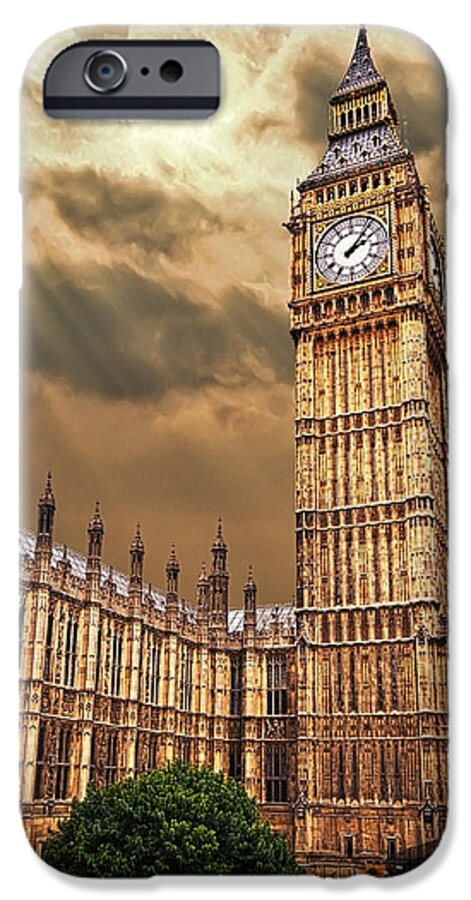 Big Ben iPhone 6 Case featuring the photograph Big Ben's House by Meirion Matthias