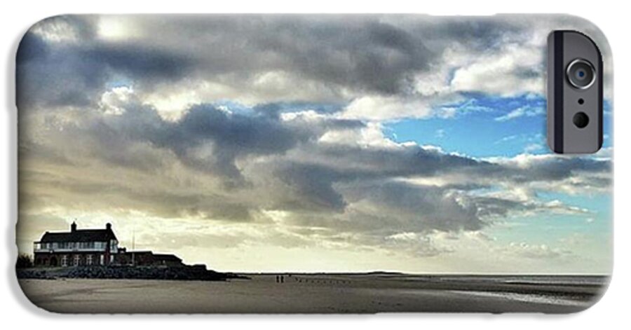Norfolk iPhone 6 Case featuring the photograph Brancaster Beach This Afternoon 9 Feb by John Edwards