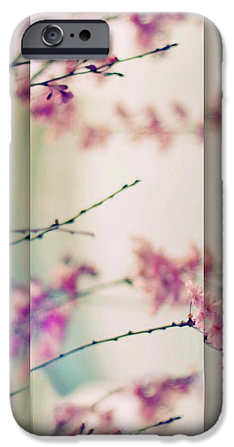Cherry Blossoms iPhone 6 Case featuring the photograph Breezy Blossom Panel by Jessica Jenney