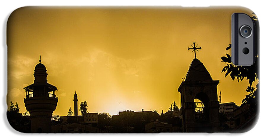 Church iPhone 6 Case featuring the photograph Church and Mosque by Joshua Van Lare